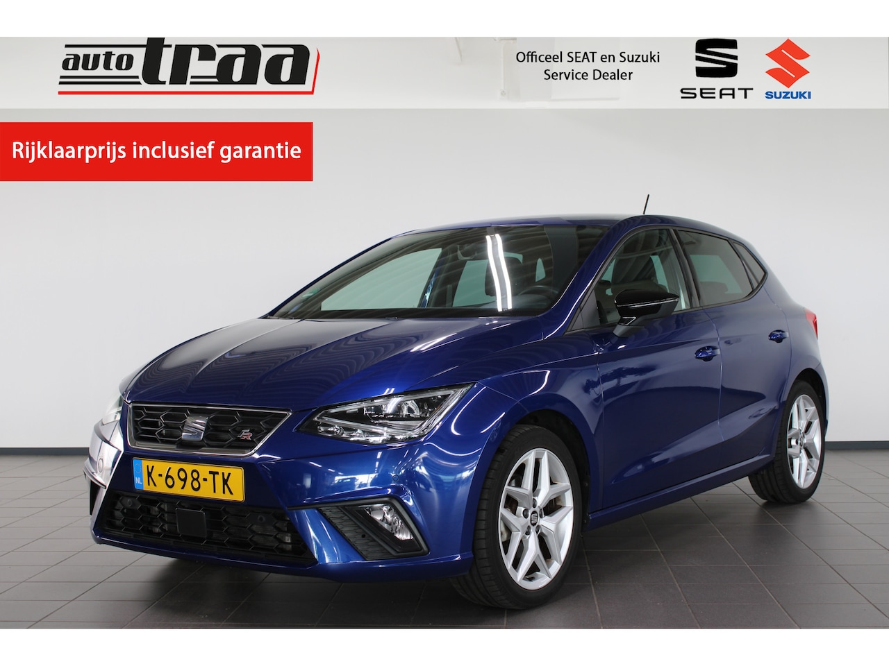 SEAT Ibiza - 1.0 TSI FR Business Intense Plus / Full led / Navigatie / Stoelverwarming / - AutoWereld.nl