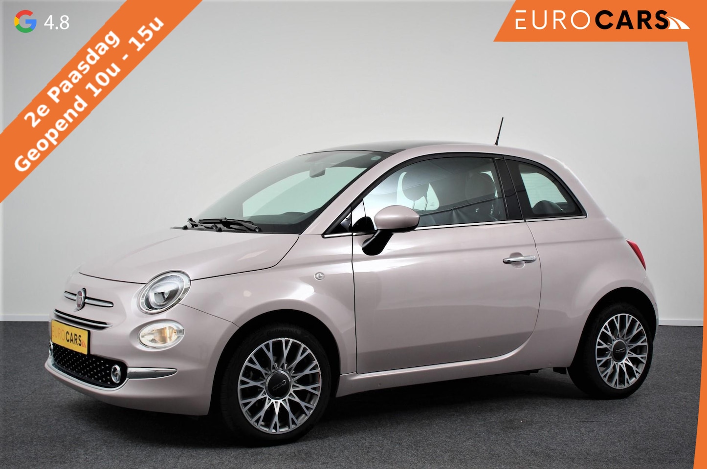 Fiat 500 - 1.2 Lounge | Lederen Bekleding | Climate control | Panorama dak | Parkeer sensoren | Bluet - AutoWereld.nl