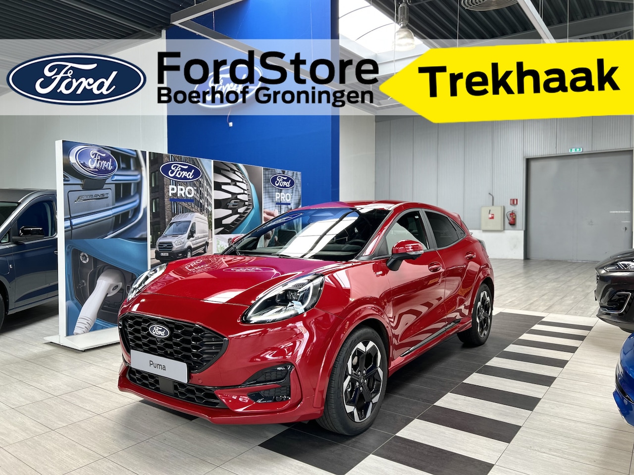 Ford Puma - EcoBoost Hybrid 125 pk ST-Line X | Trekhaak | Winter Pack | 360° Camera | B&O | LED | Adap - AutoWereld.nl