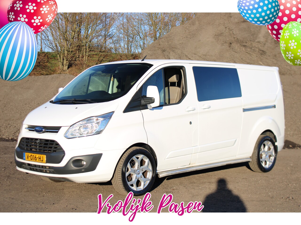 Ford Transit Custom - 310 2.0 TDCI L2H1 Limited DC |Leder|Stoelverwarming| *Pasen Geopend!* - AutoWereld.nl