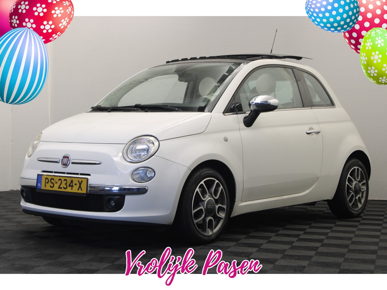 Fiat 500 - 0.9 TwinAir Lounge |Pano| *Pasen Geopend!* - AutoWereld.nl