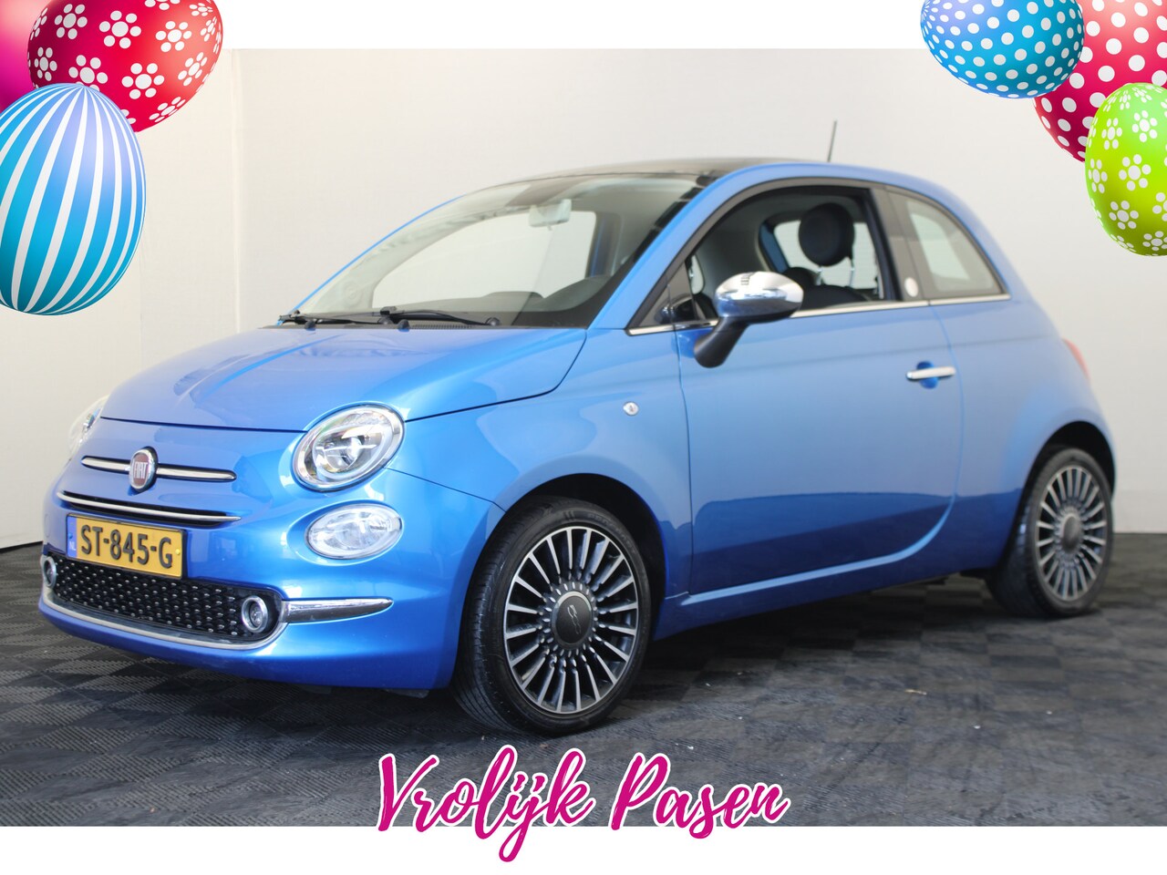 Fiat 500 - 0.9 TwinAir Turbo Lounge |Pano|Navi| *Pasen Geopend!* - AutoWereld.nl