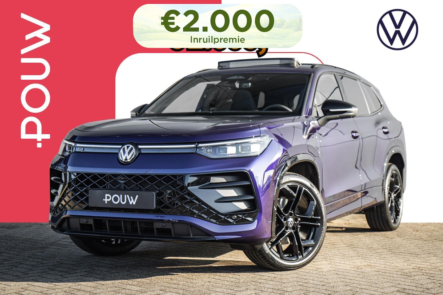 Volkswagen Tayron - 1.5 eHybrid 204pk DSG R-Line Edition | Trekhaak Pakket | Black Style Pakket | Massage - AutoWereld.nl