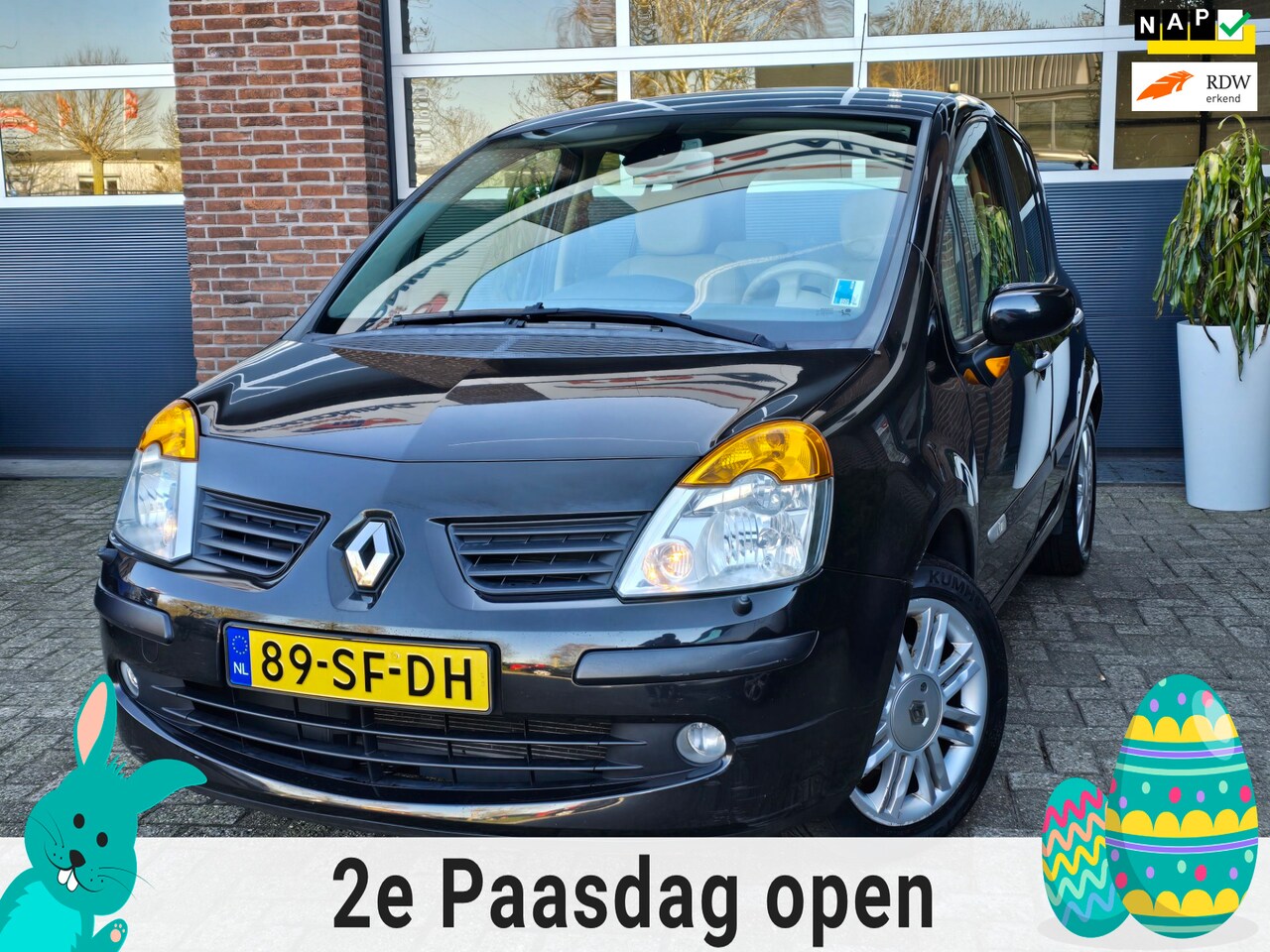 Renault Modus - 1.6-16V Initiale Automaat |Nap |Leer |Hoogzitter - AutoWereld.nl