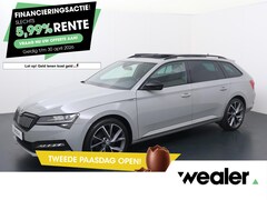 Skoda Superb Combi - 1.4 TSI iV Sportline Business | 218 PK | SoH 94% | Panoramadak | Matrix LED koplampen | 19