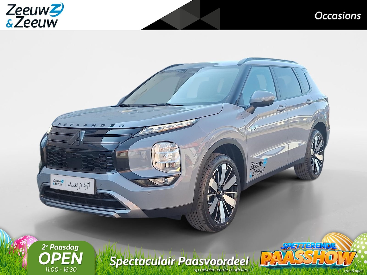 Mitsubishi Outlander - 2.4 PHEV Business Edition | Black Pakket | Half Leder/Alcantara | 20 Inch LM Velgen | Stoe - AutoWereld.nl