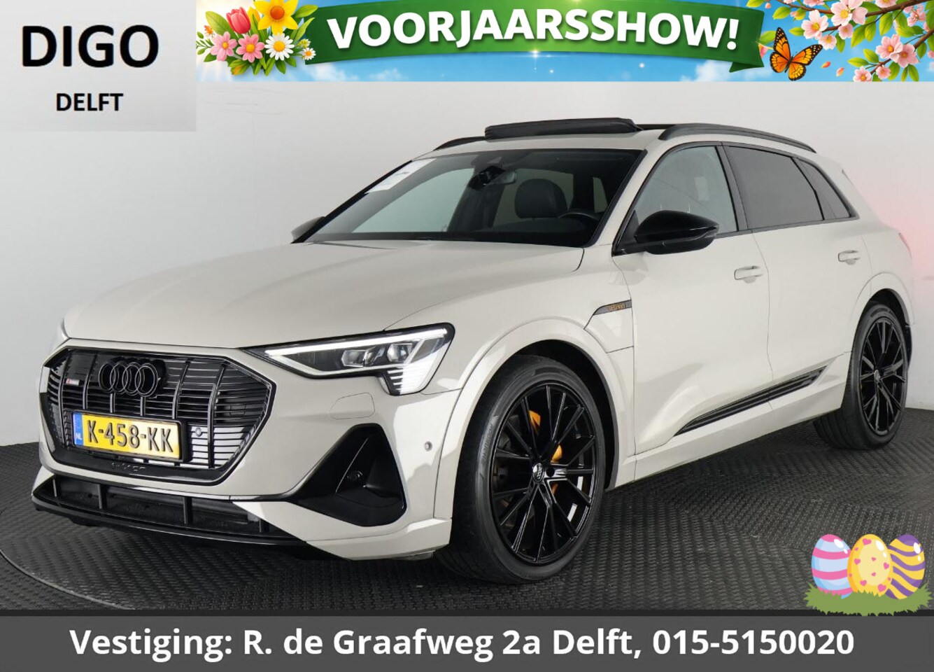 Audi e-tron - 55 Quattro Sport Edition 95 kWh SOH 90% | Schuif-/Kanteldak | Navigatie | - AutoWereld.nl