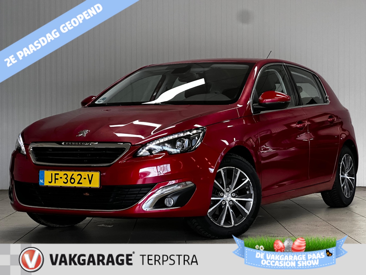 Peugeot 308 - 1.2 PureTech Allure/ DEALER ONDERHOUDEN!/ D-Riem verv: 96.000 KM!/ Trekhaak/ Half-Leder - - AutoWereld.nl
