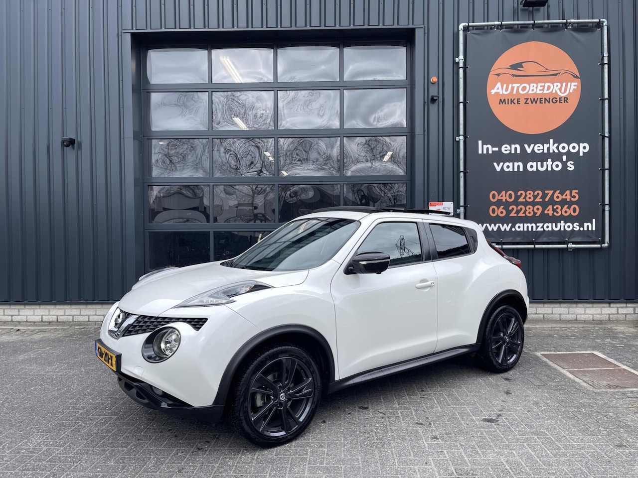 Nissan Juke - 1.2 DIG-T S/S Tekna FULL OPTIONS|PANORAMADAK|360 CAMERA|TREKHAAK|LEER|NAVIGATIE|ORIGINEEL - AutoWereld.nl