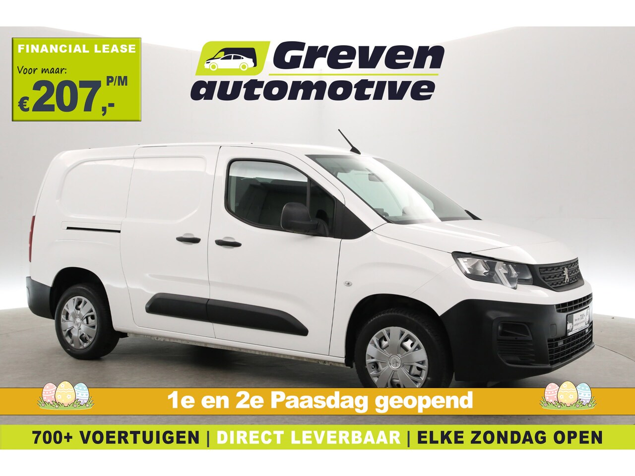 Peugeot Partner - 1.5 BlueHDI L2 | 102PK | 3 Zits | Airco | Cruise | Carplay | Trekh. | Stoelverw. - AutoWereld.nl