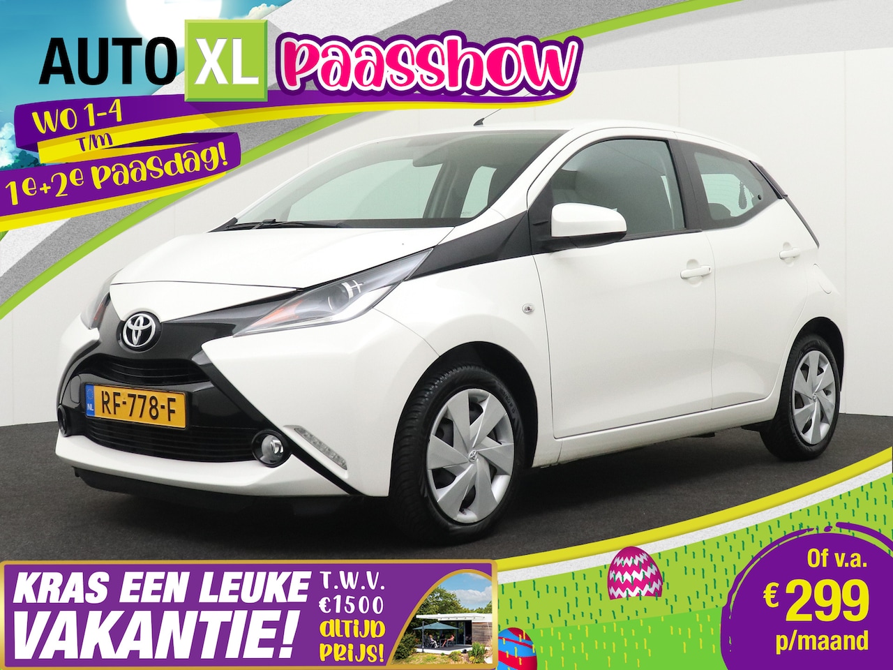 Toyota Aygo - 1.0 VVT-i x-play Camera Navi Airco - AutoWereld.nl