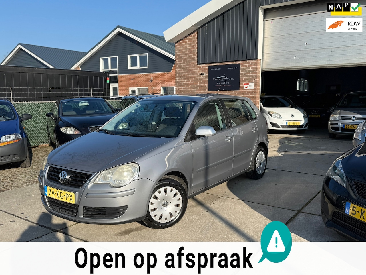 Volkswagen Polo - 1.4-16V Optive |NEW APK|NAP KM|BOEKJES|AIRCO|NEW.BANDEN|2.SLEUTEL|ELECT.RAMEN|CENTRL.DEURE - AutoWereld.nl