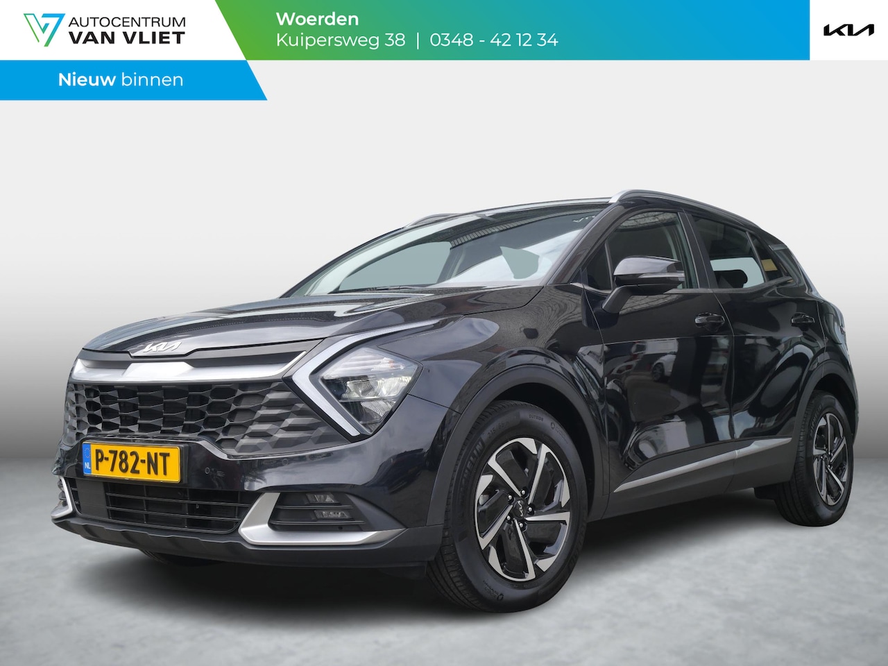 Kia Sportage - 1.6 T-GDi Hybrid DynamicLine | Navi | Carplay | Camera | Adaptief | 1650Kg trekgewicht - AutoWereld.nl