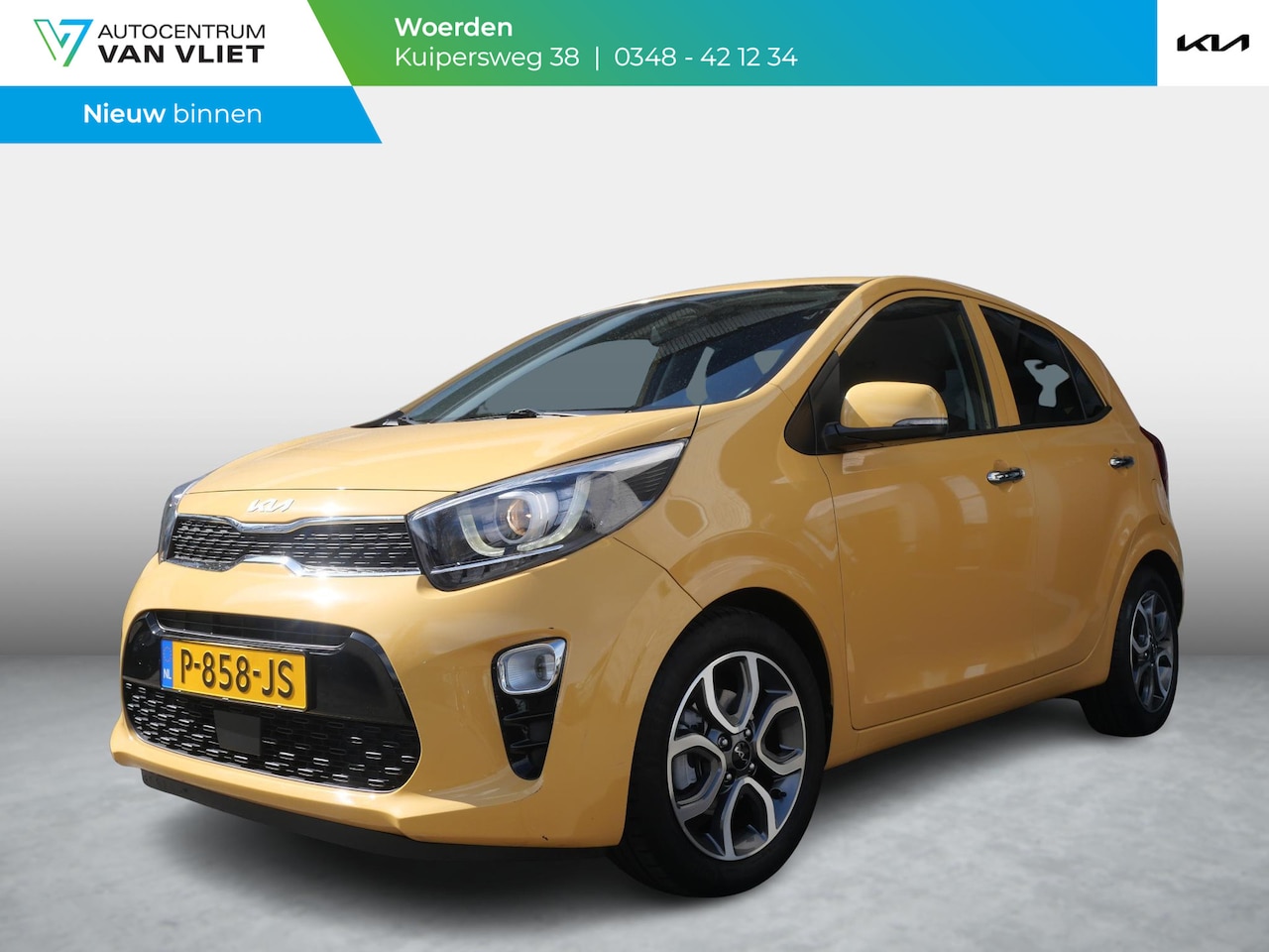 Kia Picanto - 1.0 DPi DynamicPlusLine | Navi | Camera | Clima | Cruise | Carplay - AutoWereld.nl