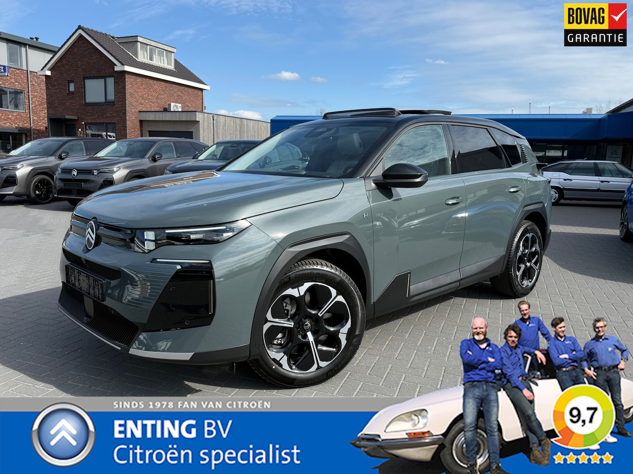 Citroën C5 Aircross - 1.6 Plug-In Hybrid 195 MAX SCHUIFDAK HYPE GREY WINTERPAKKET TREKGEW 1550KG - AutoWereld.nl