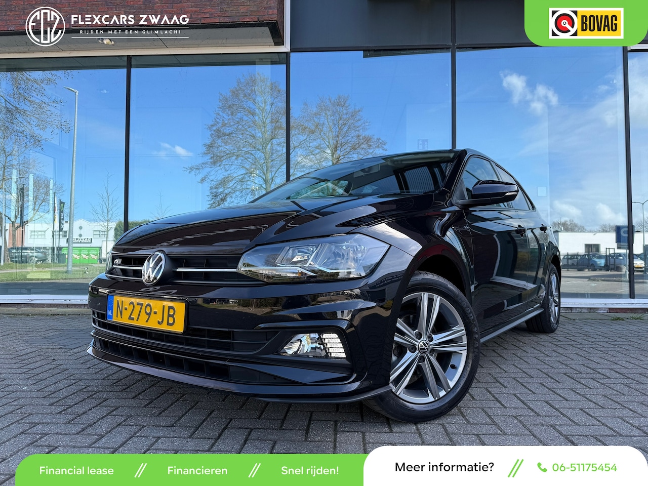 Volkswagen Polo - 1.0 TSI R-Line Edition - Navi - Cruise - Airco - Org.NL - AutoWereld.nl