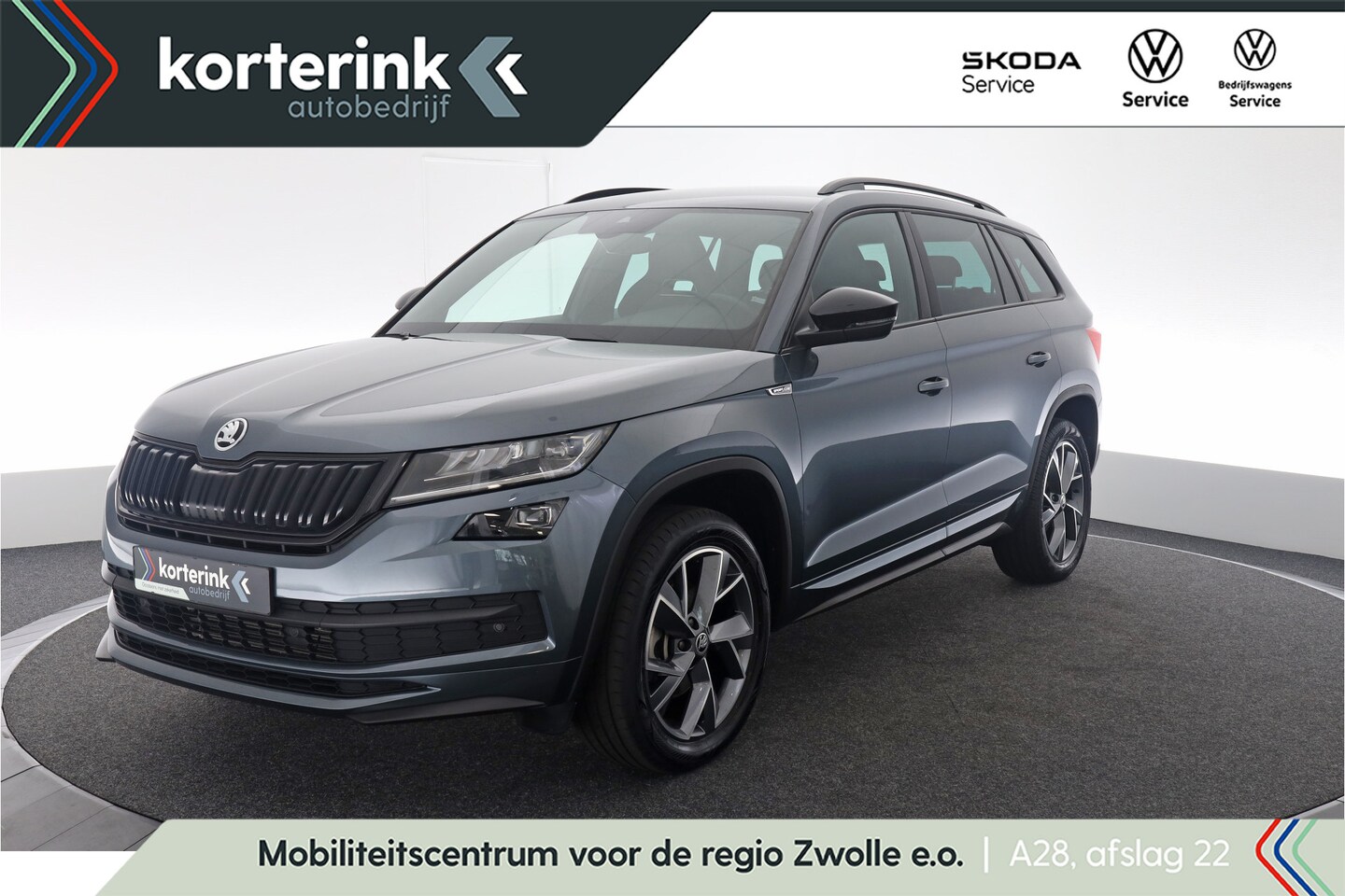 Skoda Kodiaq - 1.5 TSI Sportline Business 7p. | Trekhaak | ACC | Stoel/stuur verwarmd - AutoWereld.nl
