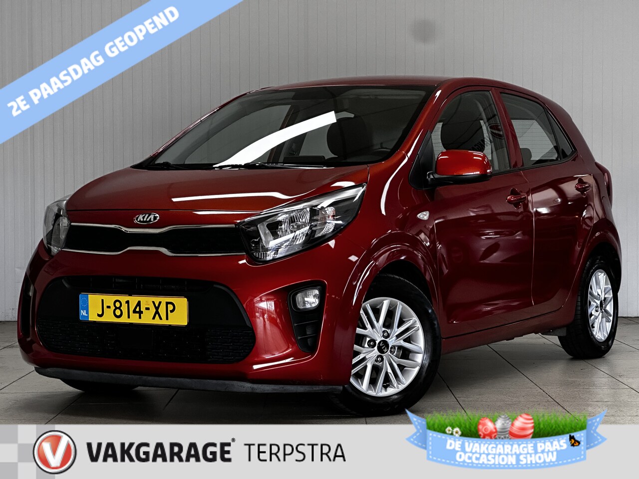 Kia Picanto - 1.0 DPi DynamicLine/ Camera/ 14'' LMV/ Media-Scherm/ Airco/ Cruise/ Apple + Android/ DAB+/ - AutoWereld.nl