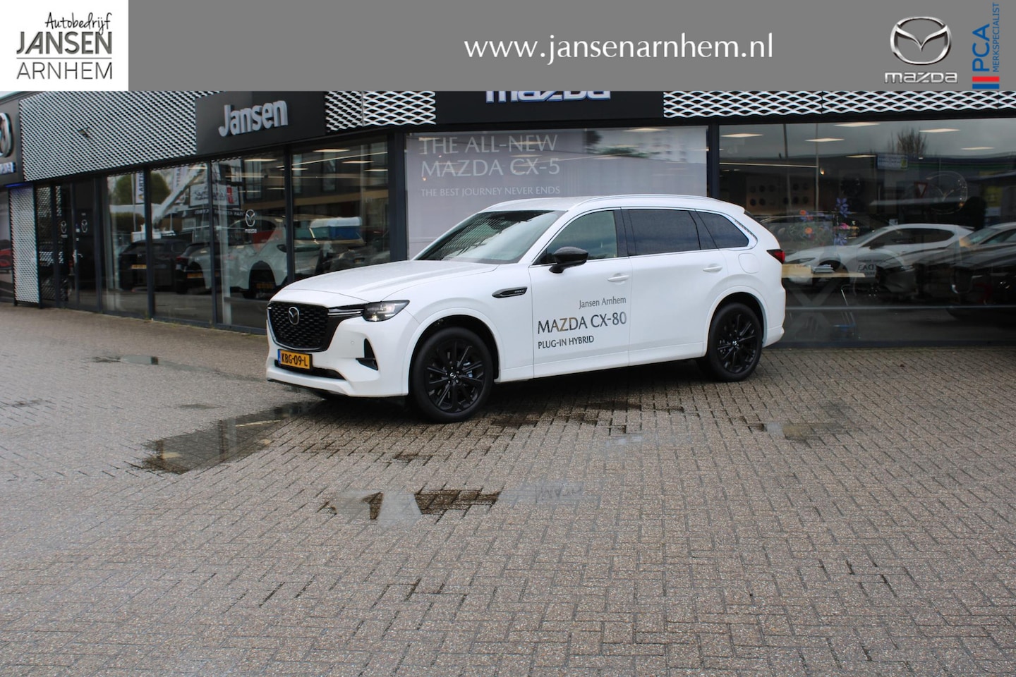 Mazda CX-80 - 2.5 e-SkyActiv PHEV 327PK Homura 6p. , Demovoordeel €11.124,-, Leder, Alarm Klasse 3, Adap - AutoWereld.nl