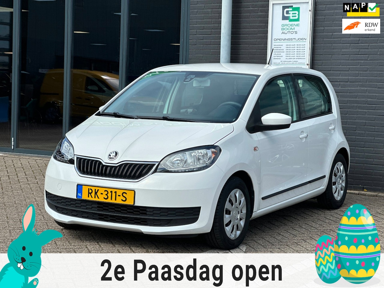 Skoda Citigo - 1.0 Greentech Ambition/2E EIG/AIRCO/CRUISCONTROL/NETTE STAAT!! - AutoWereld.nl