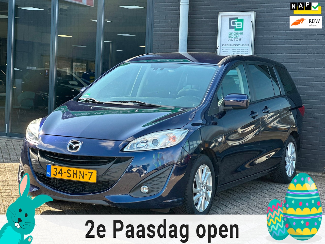 Mazda 5 - 2.0 TS+/7-PERS/AIRCO/STOELVERVARMING/NWE APK!! - AutoWereld.nl