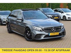 Mercedes-Benz C-klasse Estate - 180 Business 157pk Solution AMG / Panoramadak / Camera / Leder / Navigatie / 18'' / DAB /