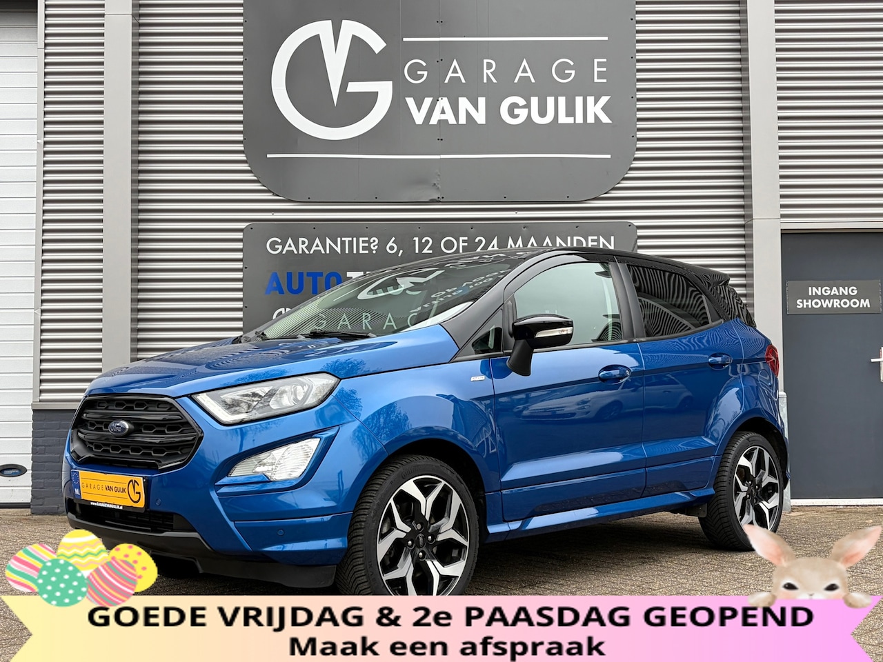 Ford EcoSport - 1.0 EcoBoost ST-Line 125PK Automaat,TwoTone,Navi,Clima,Cruise,Isofix,Carplay,Camera,Stoel+ - AutoWereld.nl