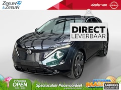 Nissan Ariya - Evolve 66 kWh |€3000, - VOORRAADKORTING |Schuif-kanteldak| Stoelverwarming en Koeling voor