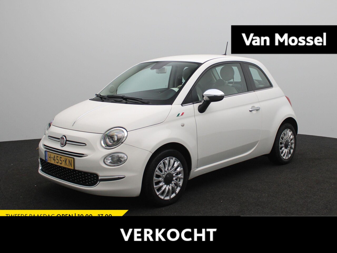 Fiat 500 - 1.2 Lounge | Airco | Navigatie | Parkeersensoren | 15" Lichtmetalen velgen - AutoWereld.nl