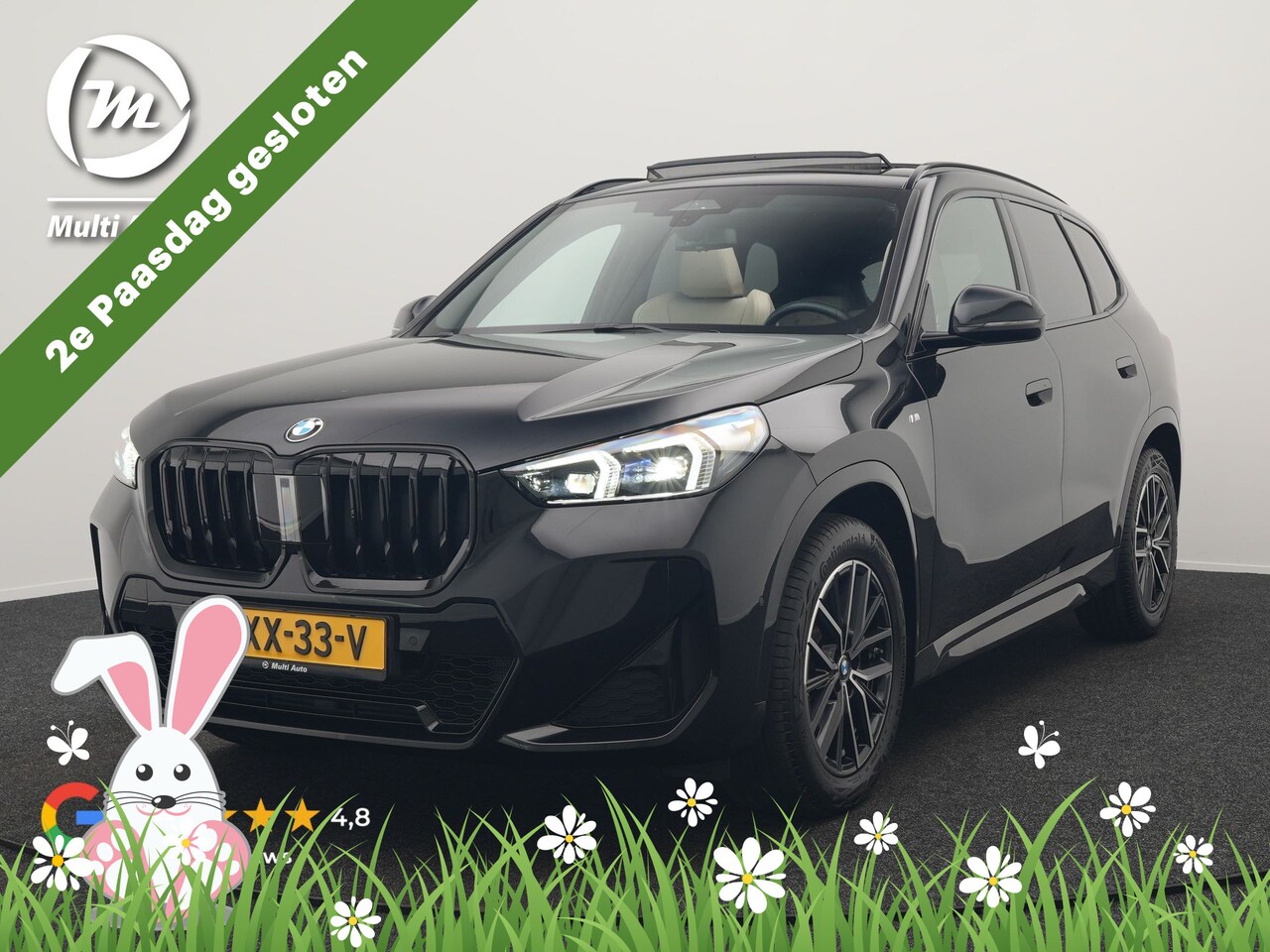 BMW X1 - sDrive20i M Sport 156pk Dealer O.H. | Panodak | Lederen Sportstoelen Verwarmd | Adaptive M - AutoWereld.nl