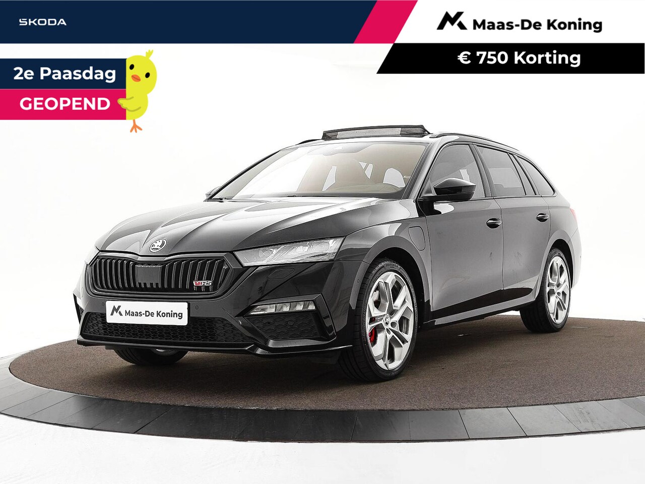 Skoda Octavia Combi - 1.4 TSI 245pk DSG RS iV PHEV Business · Panoramadak · CANTON Audio · Elek. Voorstoelen · C - AutoWereld.nl