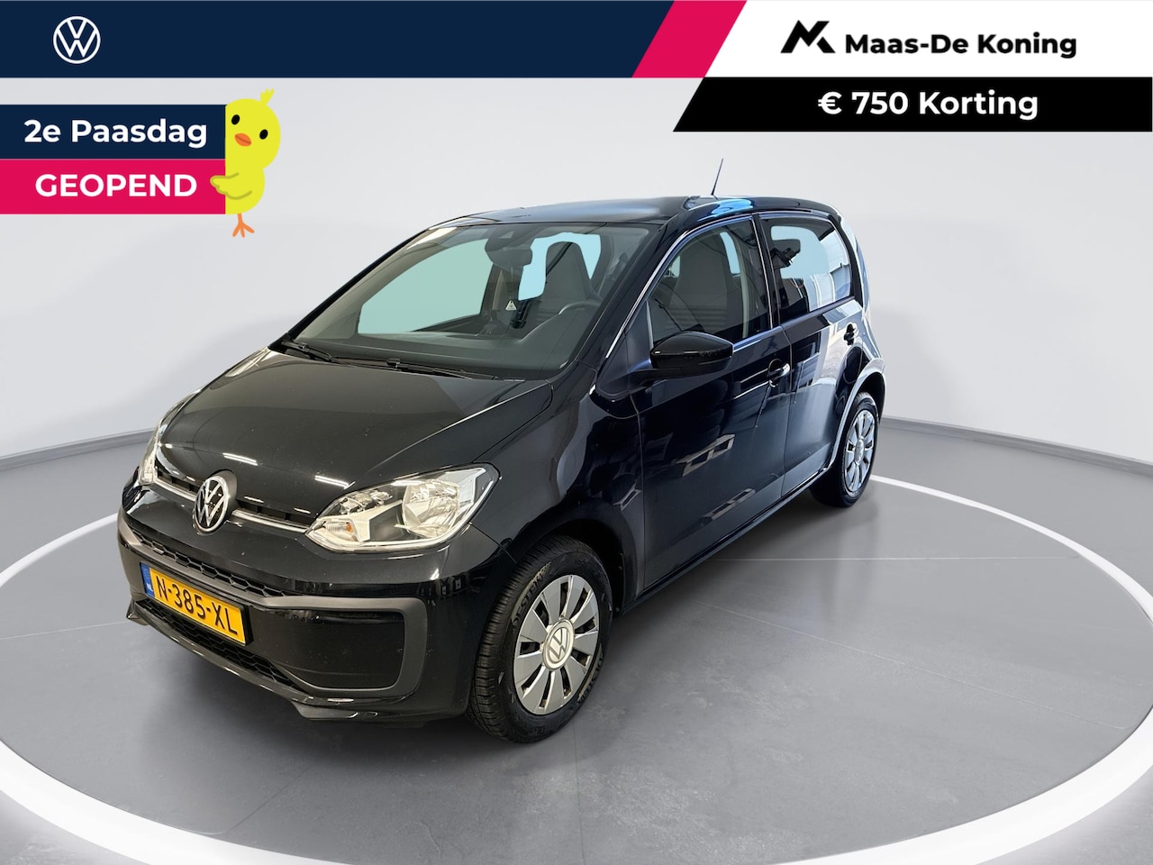 Volkswagen Up! - 1.0 65pk · Navi Dock · Airco · DAB Radio · All Season Banden · Regensensor · Bluetooth · - AutoWereld.nl
