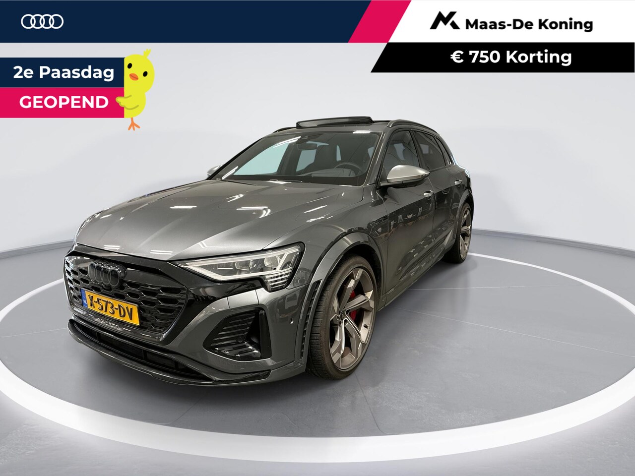 Audi Q8 e-tron - SQ8 507pk Quattro 115 kWh · SOH 94% · 360 Camera · B&O Audio · Luchtvering · Panoramadak · - AutoWereld.nl