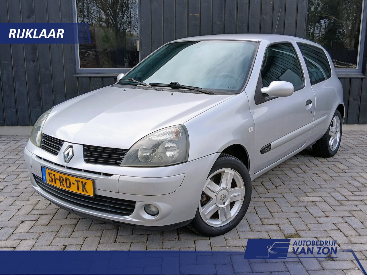 Renault Clio - 1.2-16V Authentique Comfort 2e Eigenaar NAP Airco Stuurbediening Lichtmetaal Centrale vergrendeling Elektrische ramen - AutoWereld.nl