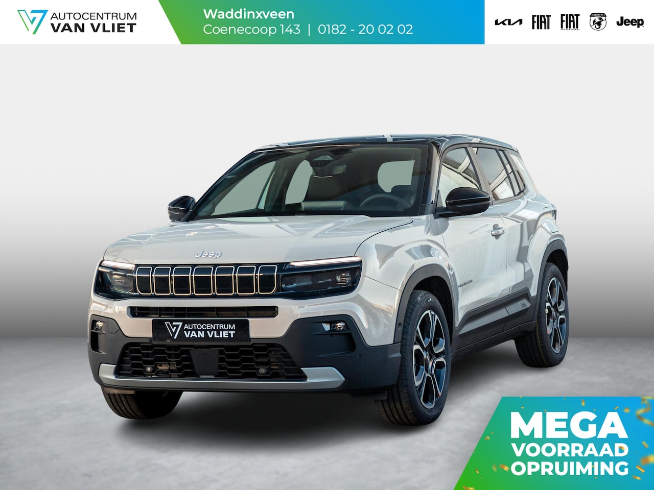 Jeep Avenger - Summit 54 kWh | Uit voorraad leverbaar | Schuif/Kanteldak | Winter Pack | Infotainment&Con - AutoWereld.nl