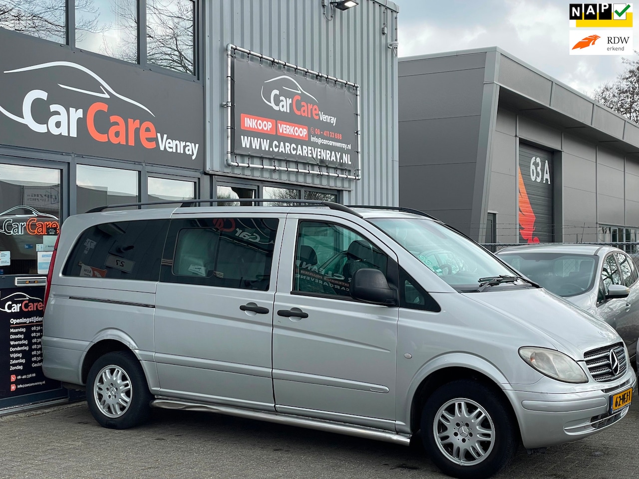 Mercedes-Benz Vito - 109 CDI 320 Lang DC Amigo luxe|AIRCO|CRUISECONTROLE|NAP|EXPORT - AutoWereld.nl