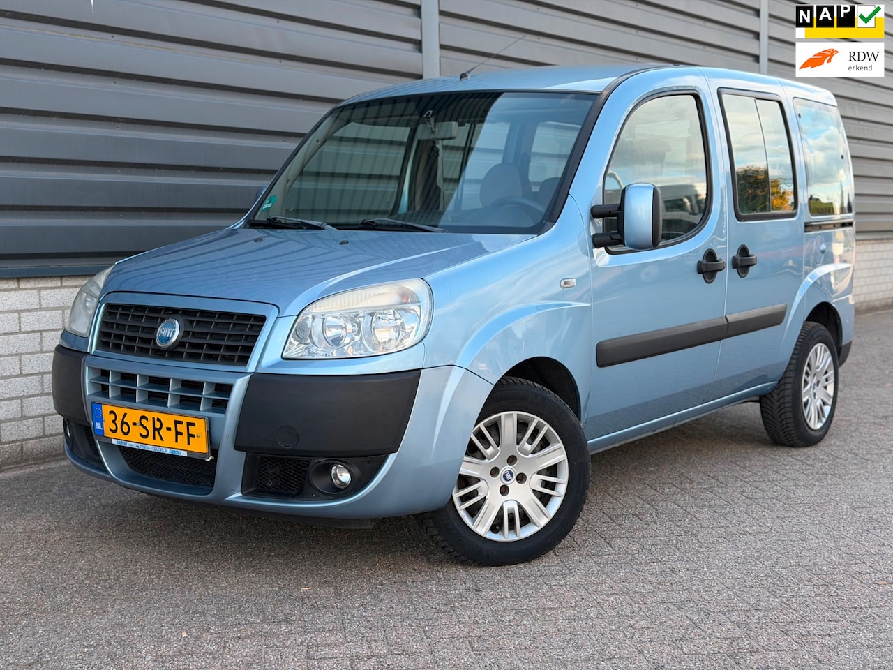 Fiat Doblò - 1.4 Family Plus Airco 7 persoons 1STE EIGENAAR! NAP!! - AutoWereld.nl