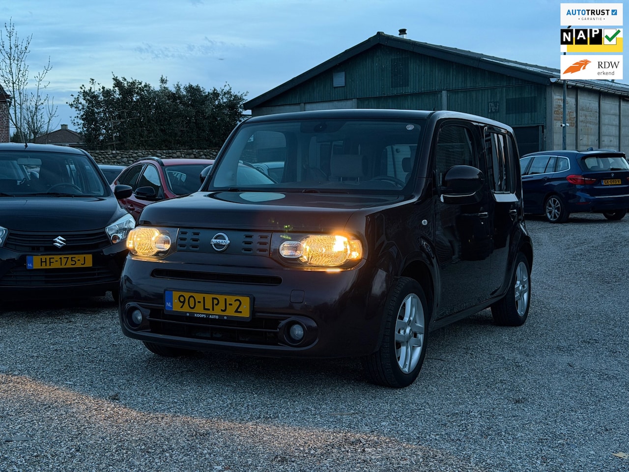 Nissan Cube - 1.6 Zen 1e Eig Dealer Onderhouden Pano Clima Cruise Keyless Nette Auto - AutoWereld.nl
