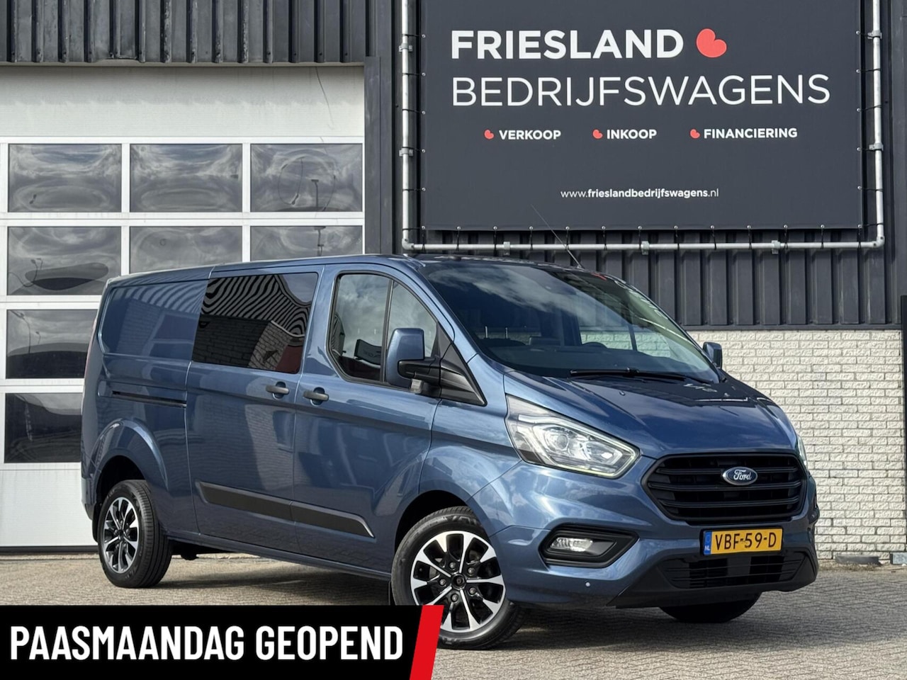 Ford Transit Custom - 300 2.0 TDCI Dubbele Cabine Trekhaak/Carplay/Camera/Navi/17" - AutoWereld.nl