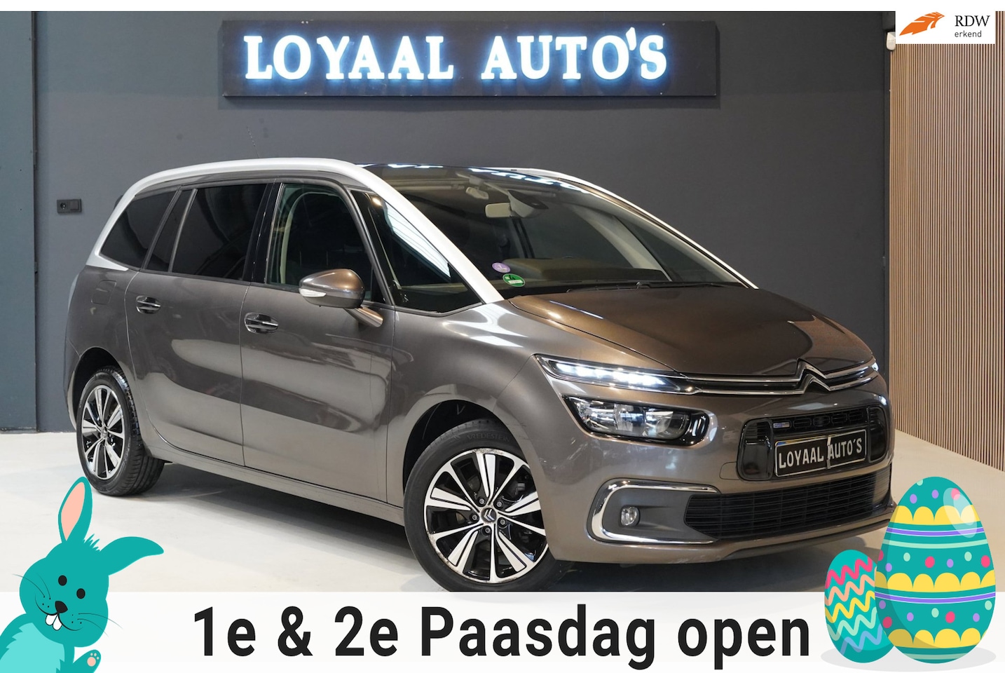 Citroën Grand C4 Picasso - 1.2 PureTech Shine | 7 PERS | NAVI | AIRCO | CRUISE | PDC | ELEK.RAMEN | APK. - AutoWereld.nl