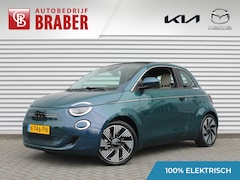 Fiat 500 C - La Prima 42 kWh | Schuifdak | Stoelverwarming | Camera | Dodehoek detectie | LED | Cruise