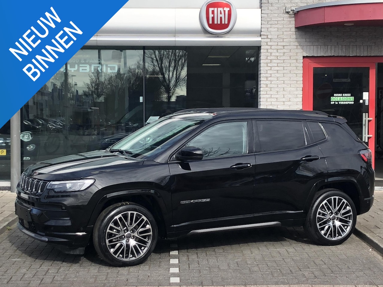 Jeep Compass - 1.5T e-Hybrid Summit DCT AUTOMAAT|LEER|CLIMATE|CAMERA|APPLE/ANDROID|PDC|19" - AutoWereld.nl