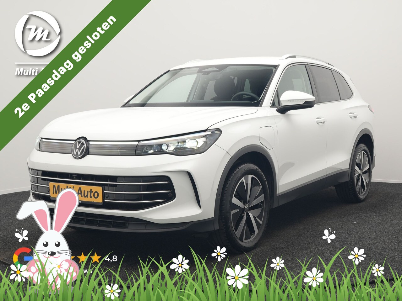 Volkswagen Tiguan - 1.5 eHybrid Elegance PHEV 272pk Dealer O.H. | Trekhaak Af Fabriek | Adaptive Cruise | 360 - AutoWereld.nl