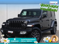 Jeep Wrangler Unlimited - 4xe 380 PK Sahara | Leder | Soft Top | Camera | 18"