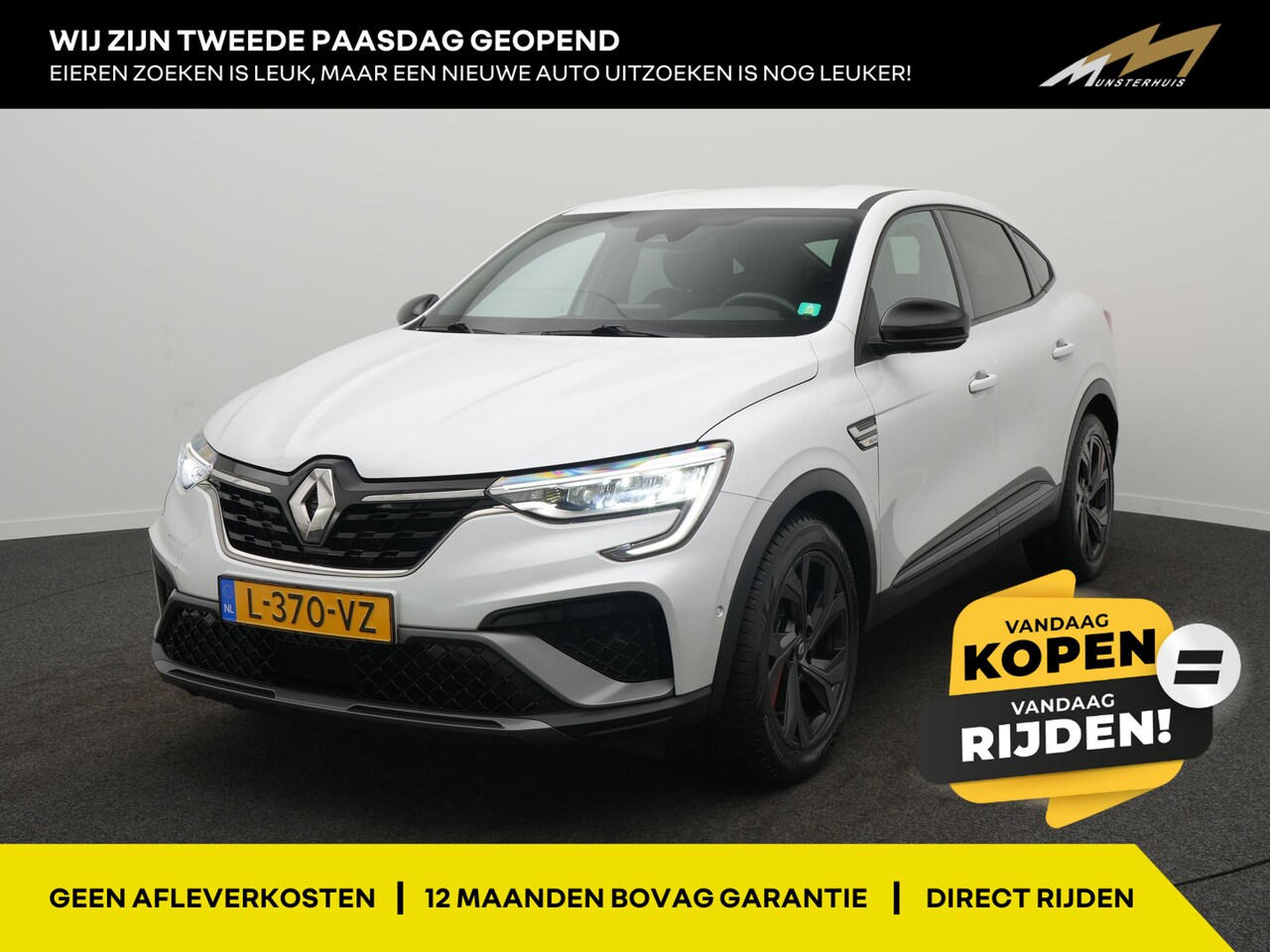 Renault Arkana - 1.6 E-Tech Hybrid 145 R.S. Line - Occasion Lease vanaf €654 p/m - RIJKLAARPRIJS - All Seas - AutoWereld.nl