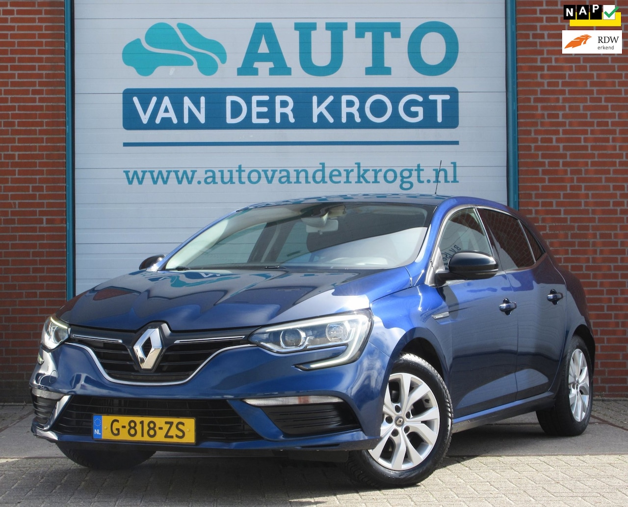 Renault Mégane - 1.3 TCe Limited 1.3 TCe Limited, Airco, Navi, Trekhaak, NL auto, APK 3-28 - AutoWereld.nl