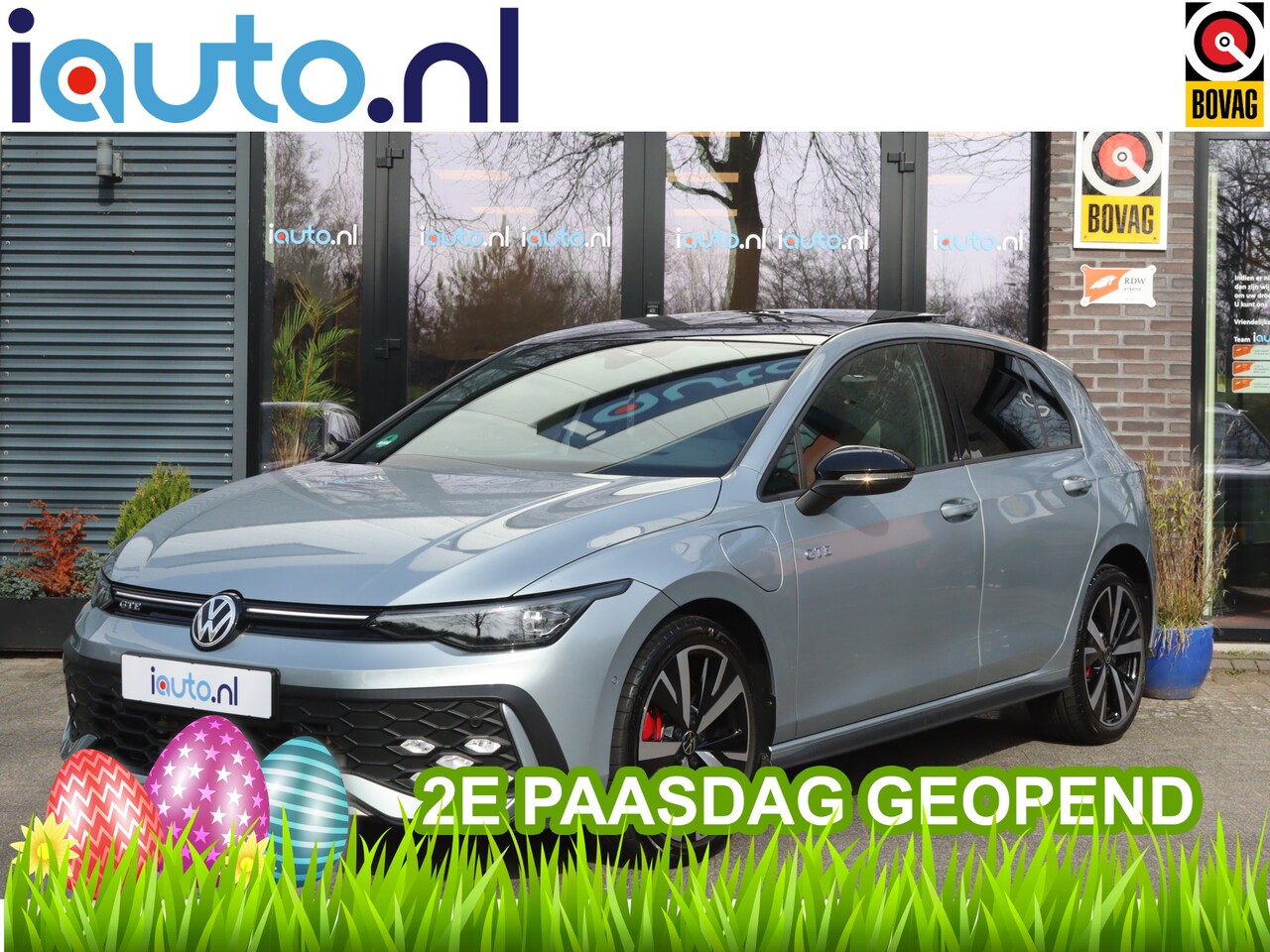 Volkswagen Golf - 1.5 eHybrid 272pk GTE Black Style Pano/Leder/IQ.Light/360/Headup/DCC/Keyless/Elek. stoel+m - AutoWereld.nl