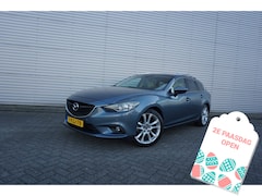 Mazda 6 Sportbreak - 2.0 HP GT-M Climate / Navi / Cruise / Camera / Leder / Stoelverw. / Parkeers. / NAP
