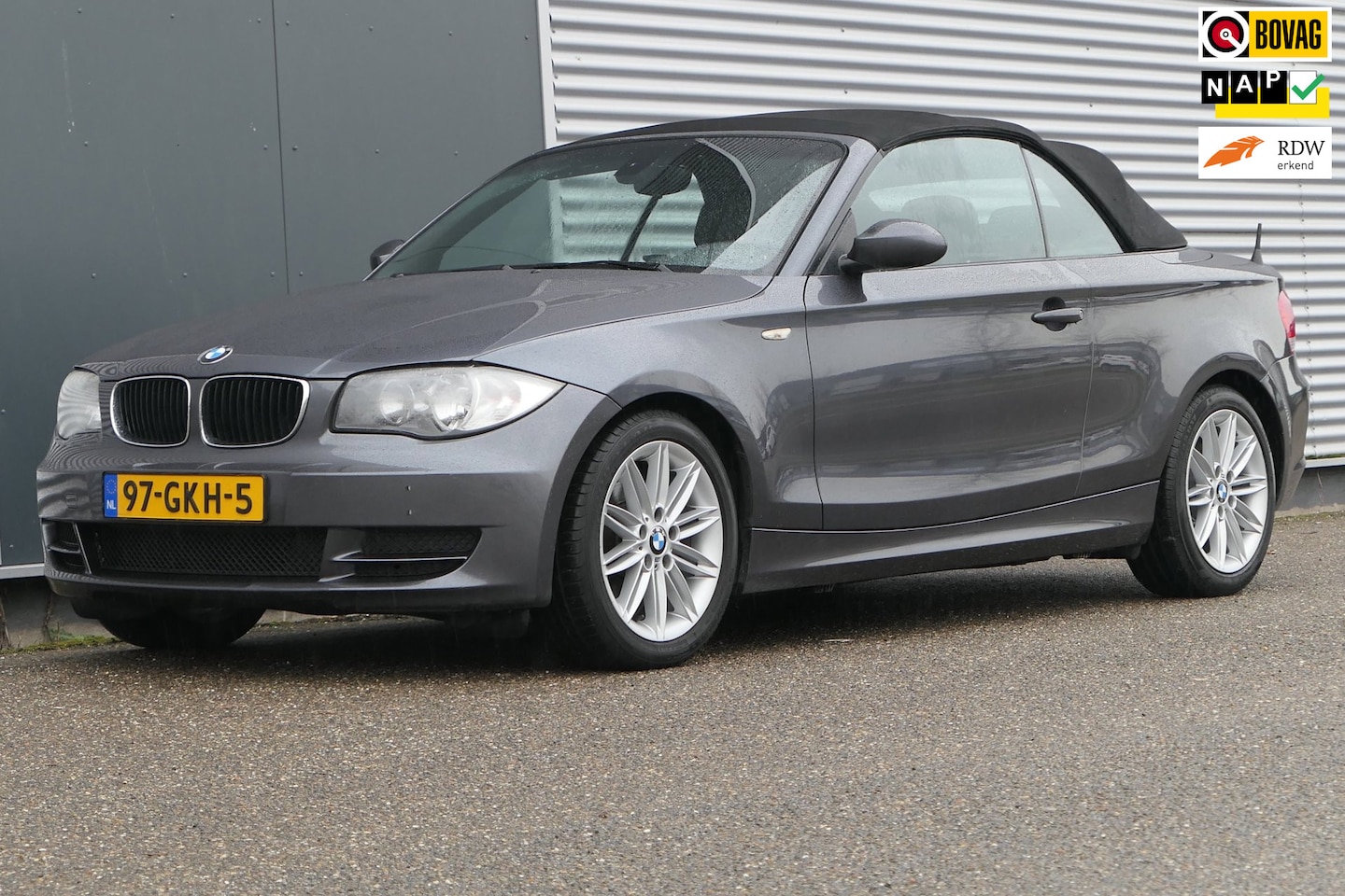BMW 1-serie Cabrio - 118i High Executive NAP Leder Sportstoelen M-Sportstuur Climate Controle Cruise - AutoWereld.nl