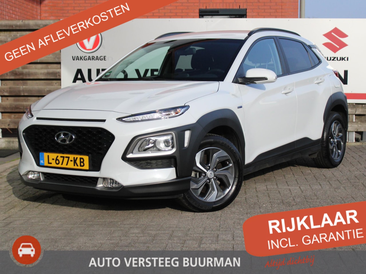 Hyundai Kona - 1.6 GDI HEV Comfort Achteruitrijcamera, Cruise Control Adaptief, Apple Carplay/Android Aut - AutoWereld.nl